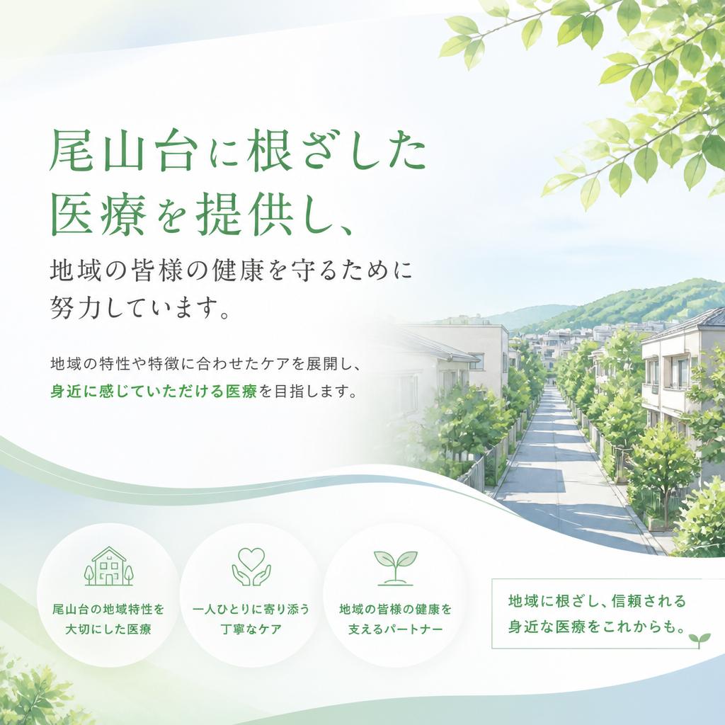 尾山台地域に密着した医療