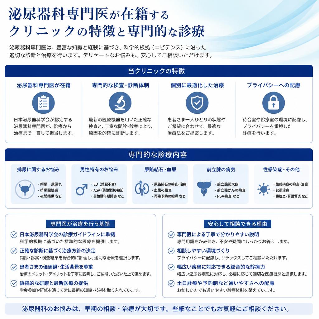 専門医による安心の治療